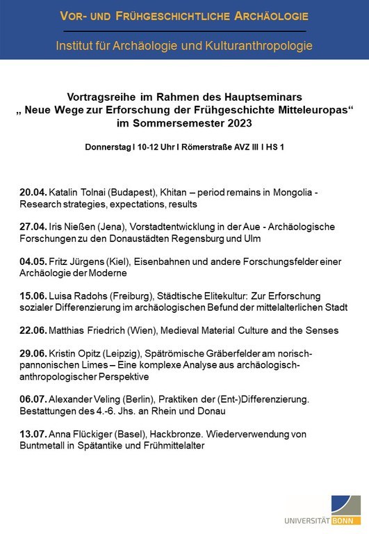 Vortragsreihe Vortragsreihe